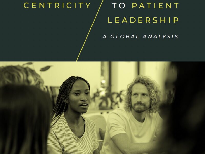 Patient centricity report front page